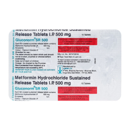Gluconorm SR 500 mg Tablet