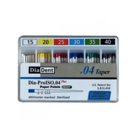 Diadent ISO Color-Coded 6% Paper Points - 35