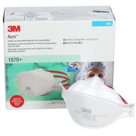 3M Aura 1870+ N95 Particulate Respirator and Surgical Mask