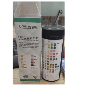 10 Stripe Urogene Urine Reagent Strip (2 Strips, 2 Parameters)