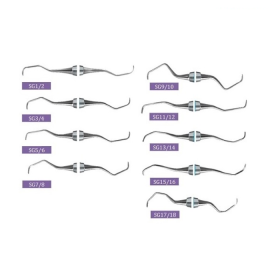 Gracey Standard Curettes Satin Steel - #9 Ever Edge 2.0 Handle - 15/16