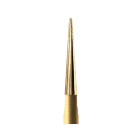 Prima Dental Taper Pointed Trimming & Finishing 12 Blade Tungsten Carbide Burs - 014 (7613) Pack of 5