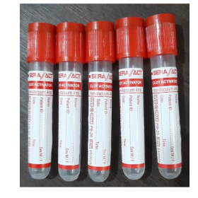 SERA NON VACCUM CLOT ACTIVATOR RED 