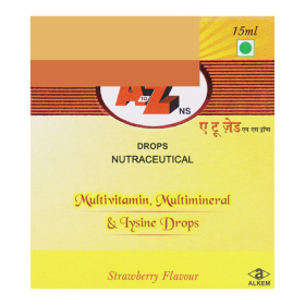 Alkem A TO Z NS Strawberry Flavour Drops 15ml