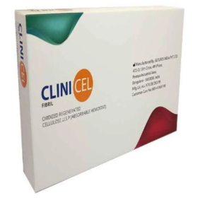 Clinicel 6 Units 2x3 inch Absorbable Hemostat Standard Oxidized Regenerated Cellulose Box, CLR 23