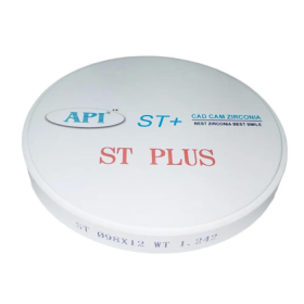 API Zirconia Dental Ceramics Blank White - ST Plus 98 x 10MM