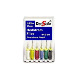 Densafe Assorted 21mm Pack of 6 H Files - No.15-40