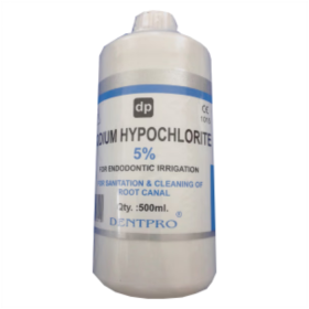 Ammdent Sodium Hypochlorite Root Canal Irrigant - 5% 500ml