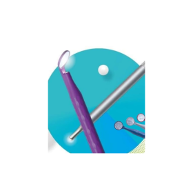Younique Dental M1 Bright LED Dental Mirror - (1 Mirror + 1 Light Source)