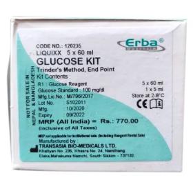 ERBA LIQUIXX GLUCOSE-5 X 60