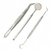 Generic Stainless Steel Dental Instruments Mouth Mirror Probe Plier Kit