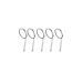 Forgesy DENTAL MOUTH MIRROR with HANDLE pack of 5 Dental Elevator
