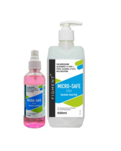 MICRO-SAFE AB6 HAND RUB ETHANOL  61% W/V & CHG