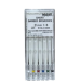 Mani Stainless Steel Barbed Broaches - 21mm Assorted(6's Pack)