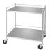 S. S. INSTRUMENT TROLLEY WITH UNDERSHELF