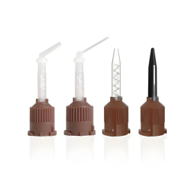 Cotisen High Performance Mixing Tips Brown Pack Of 50 - Brown/White 1:1