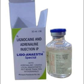 FE Lido-Anaesth Special Local Anaesthetic - 1:200000 Adrenaline