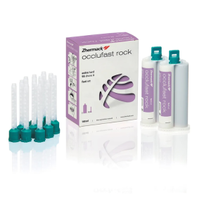 Zhermack Occlufast Rock Bite Registration Material - 2 x 50 ml Cartridges