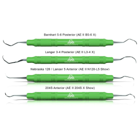 American Eagle Implant Instruments with Green Resin Handle