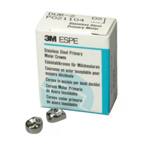 3M Stainless Steel Primary Molar Refill Preformed Paediatric Crowns 