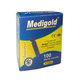 Medigold Sterile Round Blood Lancets