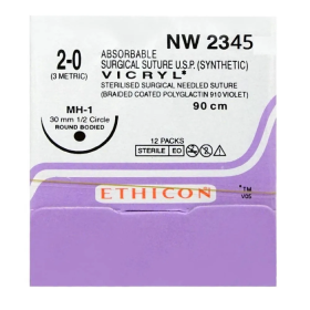 JHONSON & JHONSON Disposable Synthetic Absorbable Sutures