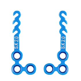 SK Surgicals Orthodontic Titanium Mini Anchorage Plate L Shape - 2mm
