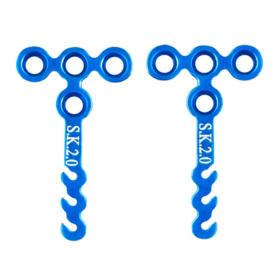SK Surgicals Orthodontic Titanium Mini Anchorage Plate T Shape - 2mm