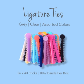 Denmax Ortho Ligature Tie Ortho Elastics