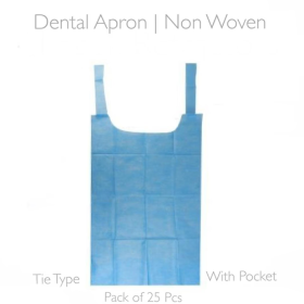 Denmax Patient Apron Blue Apron - Pack of 25Pcs