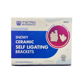 Snowy Passive Ceramic Self Ligating Brackets