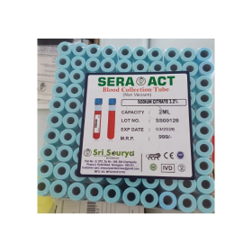 2ml Sera Act Non Vacuum Blood Collection Tube