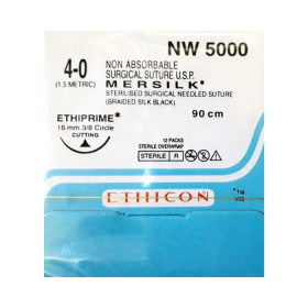 Ethicon Mersilk Suture - USP 4-0 NW5000 Pack of 12