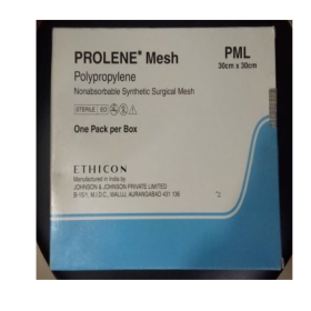 Johnson & Johnson (Ethicon) Transparent Prolene Mesh