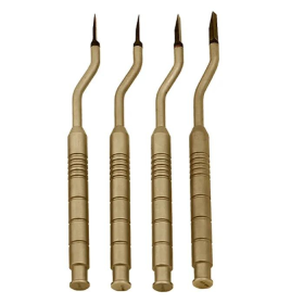 Julldent Ridge Splitting Chisel Offset Set of 4