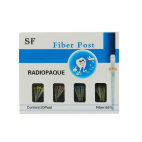 Fiber Post With 4 Drills ( Pack of 20 Posts )