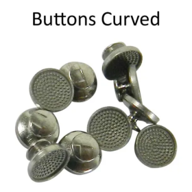 Captain Ortho Bondable Buttons Round Base 10/pk