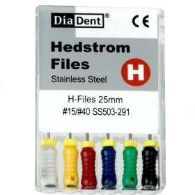 Diadent Stainless Steel H Files - 25mm 20