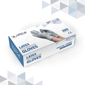 OTICA Latex Hand Gloves | 100 pcs | Medical Grade 4g | Large