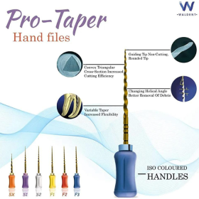 Waldent Pro-Taper Gold Hand files