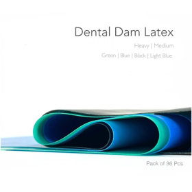Denmax Latex Rubber Dam Sheets - DD-001 Medium
