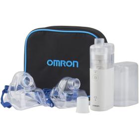 Omron Nebulizer Microair NE-U100 Portable Pocket Sized 360 Degree Silent Mesh Nebulizer (White)