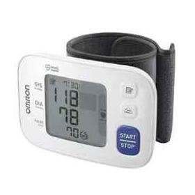 Omron HEM 6181 Wrist Blood Pressure Monitor: A compact and user-friendly device for measuring blood pressure conveniently. The device features a digital display, adjustable wrist cuff, and one-touch operation for easy readings. It is designed to be worn c