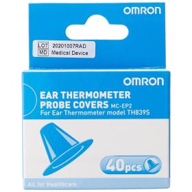 Omron MC-EP2 Ear Thermometer Probe Covers for TH839S (40 Pcs) (White)