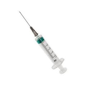 Syringe With Needle - Box Of 100-22G-20 ML