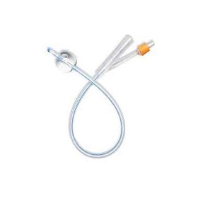 100% SILICONE 2-WAY FOLEY BALLOON  CATHETER PACK OF 5-12 FR To 18 FR