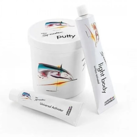 Coltene Speedex Putty Kit Elastomeric Impression Material - (1 x Putty (910 ml),1 x Light body (140 ml), 1 x Activator (60 ml)