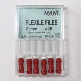 Mani Flexile Endo Hand File - 21mm 25
