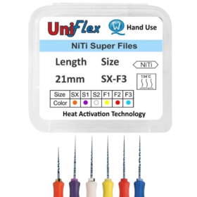 Uniflex Protaper Assorted NiTi Hand Files - SX to F3 21mm