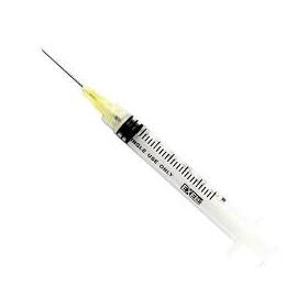 LUER LOCK SYRINGE WITH NEEDLE PACK OF 100-2 ML